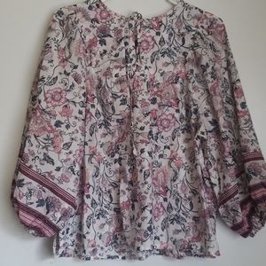 C&C California Pullover long Sleeved Floral Top
